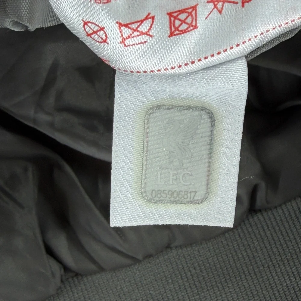 Liverpool FC‎ Mens Grey Full Zip Windbreaker Jacket L.F.C. Crest A15042 Size S